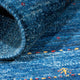 Gabbeh Teppich - Loribaft Perser - 116 x 84 cm - blau