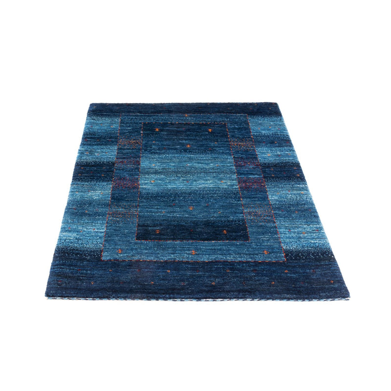 Gabbeh Teppich - Loribaft Perser - 116 x 84 cm - blau