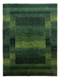 Gabbeh Teppich - Loribaft Perser - 228 x 175 cm - grün