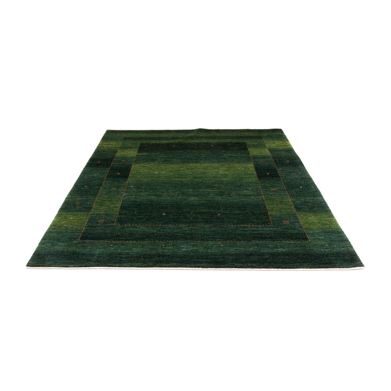 Gabbeh Teppich - Loribaft Perser - 228 x 175 cm - grün