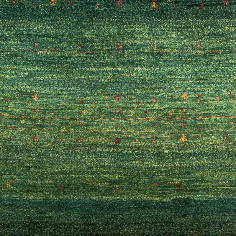 Gabbeh Teppich - Loribaft Perser - 188 x 124 cm - grün