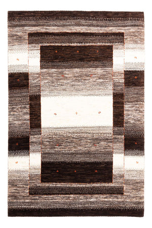 Gabbeh Teppich - Loribaft Perser - 187 x 129 cm - grau