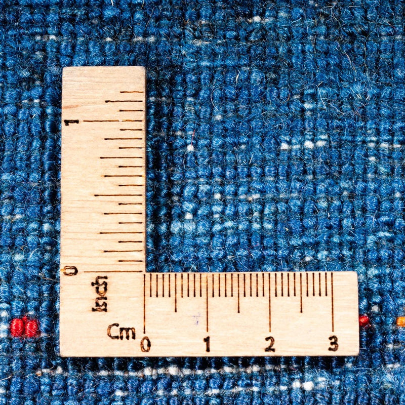 Gabbeh Teppich - Loribaft Perser - 164 x 116 cm - blau