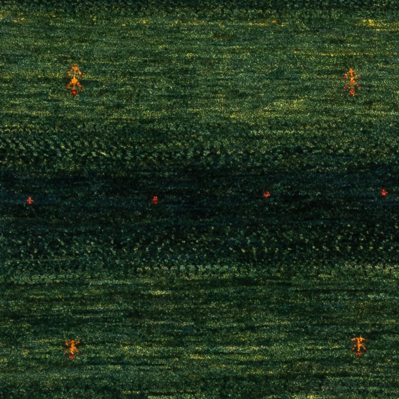 Gabbeh Teppich - Loribaft Perser - 178 x 113 cm - grün