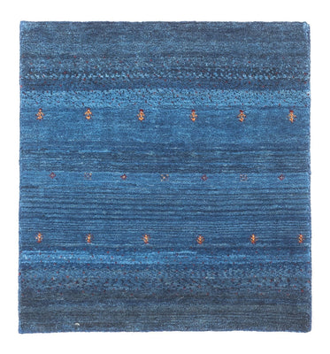 Gabbeh Teppich - Loribaft Perser - 60 x 55 cm - blau
