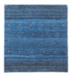 Gabbeh Teppich - Loribaft Perser - 60 x 55 cm - blau