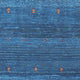 Gabbeh Teppich - Loribaft Perser - 60 x 55 cm - blau