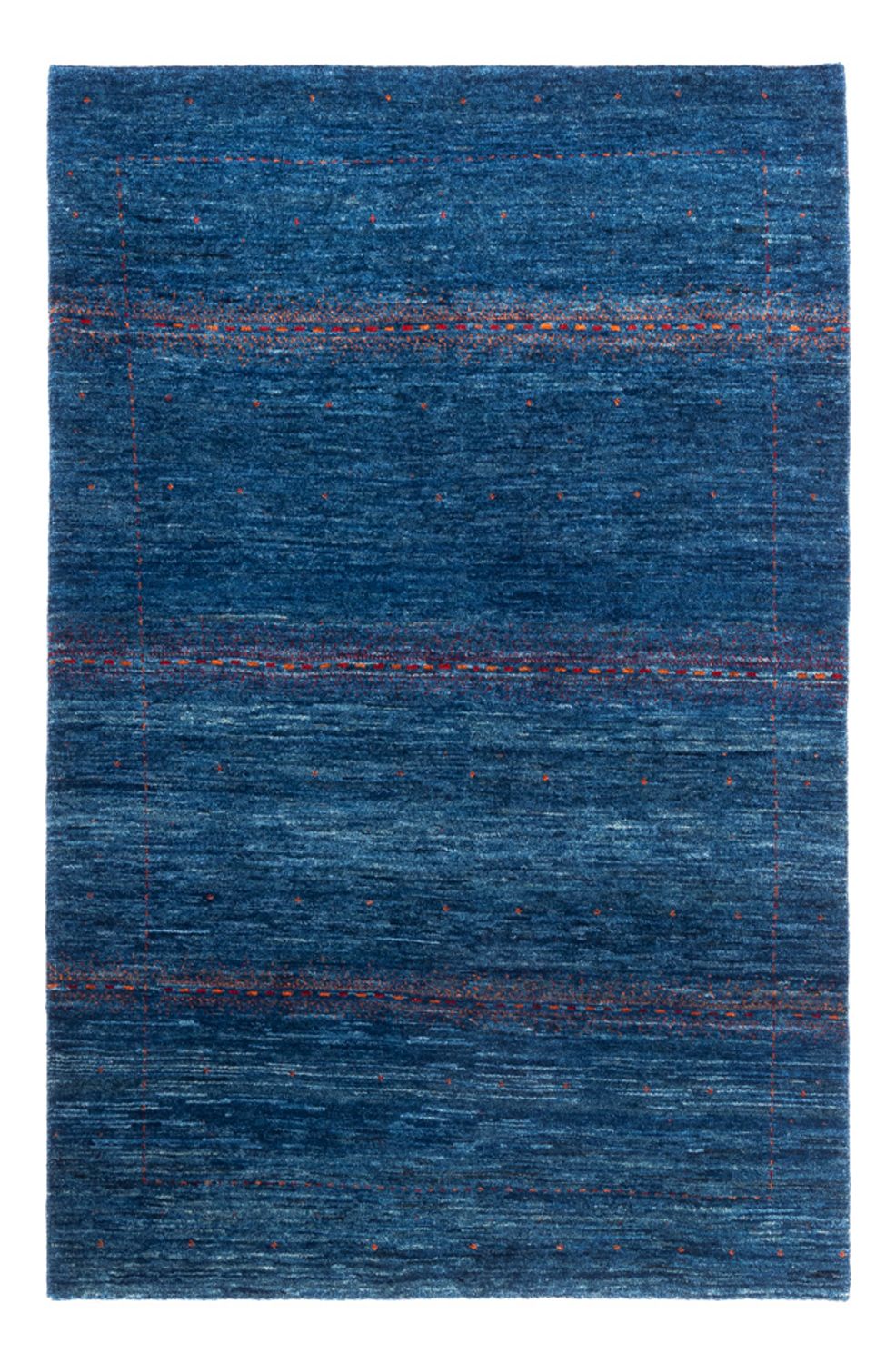 Gabbeh Teppich - Loribaft Perser - 173 x 113 cm - blau