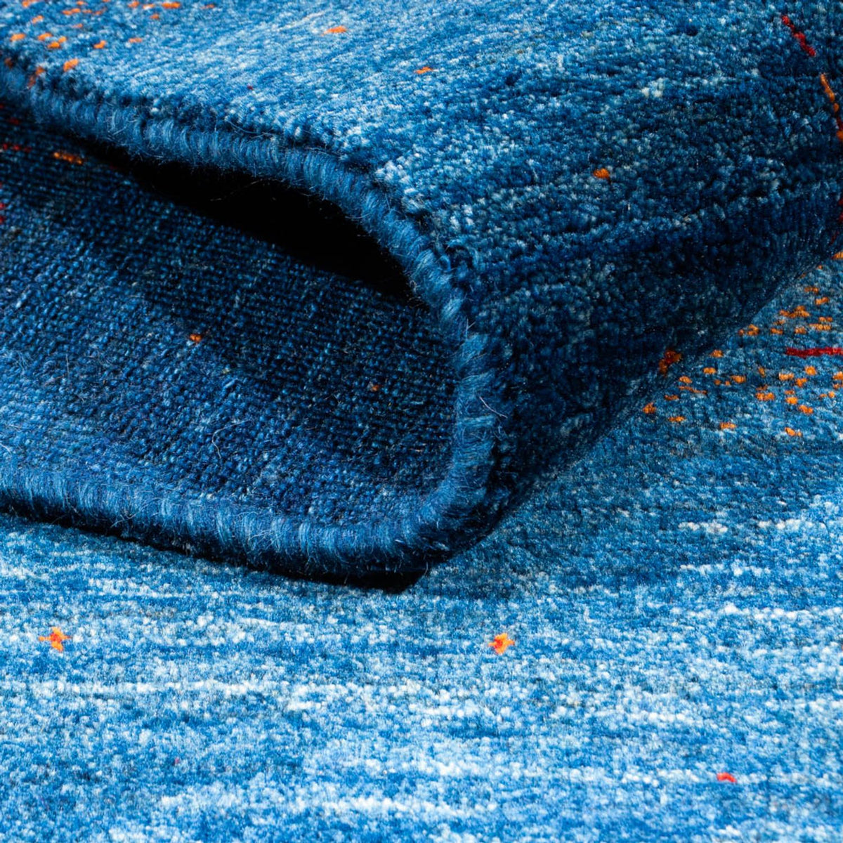 Gabbeh Teppich - Loribaft Perser - 173 x 113 cm - blau