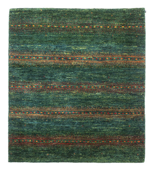 Gabbeh Teppich - Loribaft Perser - 101 x 91 cm - mehrfarbig