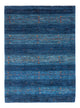Gabbeh Teppich - Loribaft Perser - 120 x 85 cm - blau