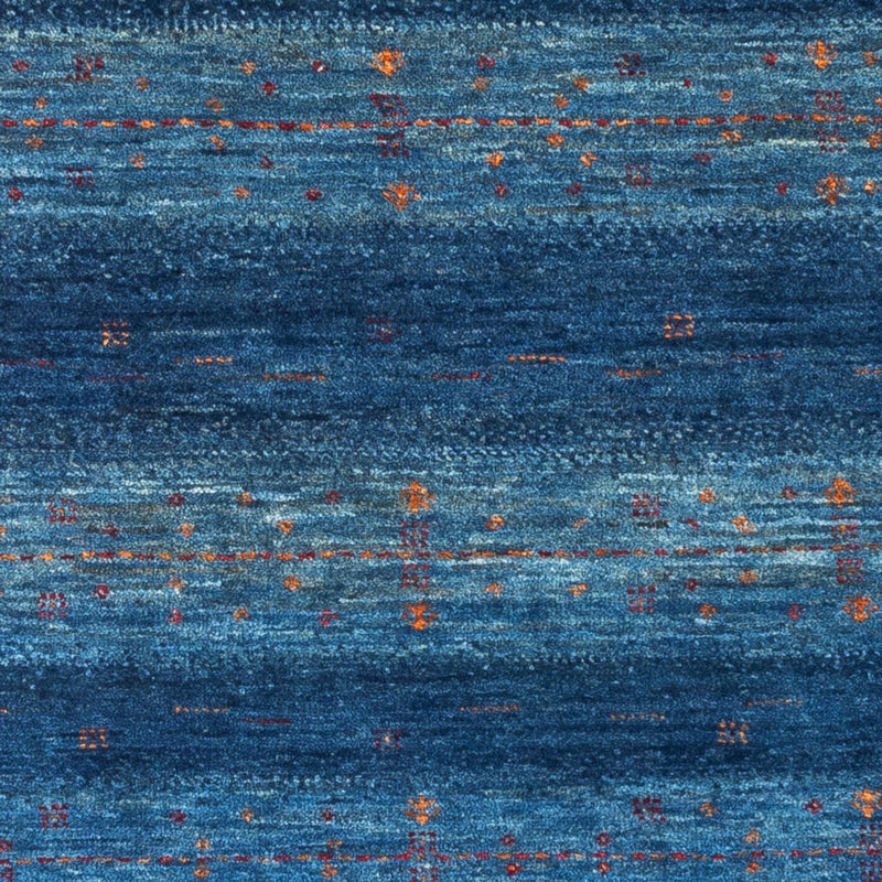 Gabbeh Teppich - Loribaft Perser - 120 x 85 cm - blau