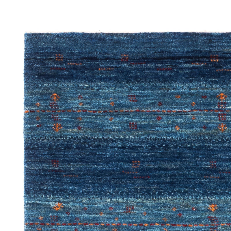 Gabbeh Teppich - Loribaft Perser - 120 x 85 cm - blau
