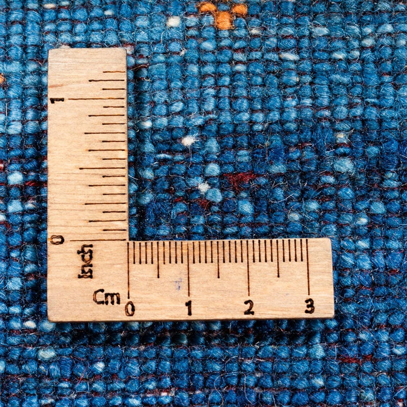 Gabbeh Teppich - Loribaft Perser - 120 x 85 cm - blau