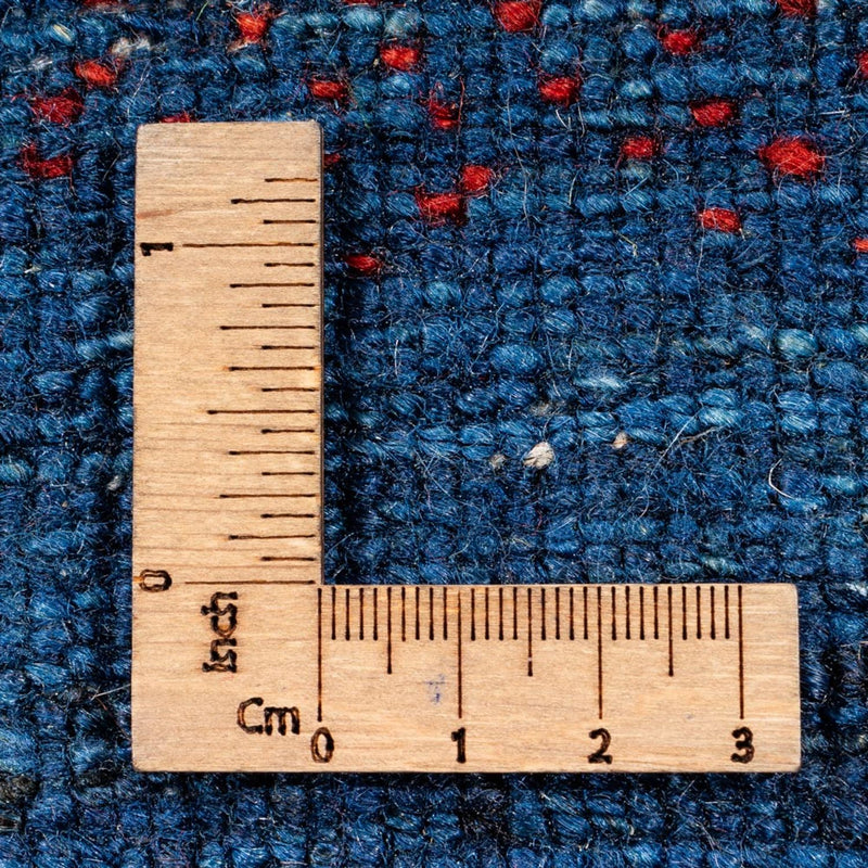Gabbeh Teppich - Loribaft Perser - 186 x 132 cm - blau