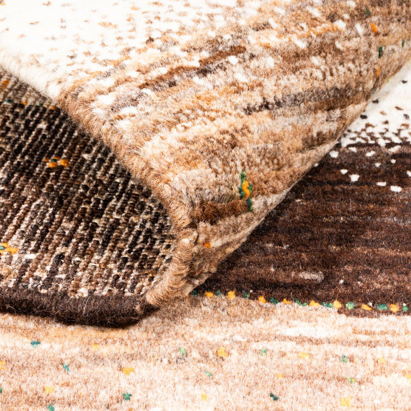 Gabbeh Teppich - Loribaft Perser - 146 x 108 cm - natur