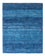 Gabbeh Teppich - Loribaft Perser - 130 x 100 cm - blau