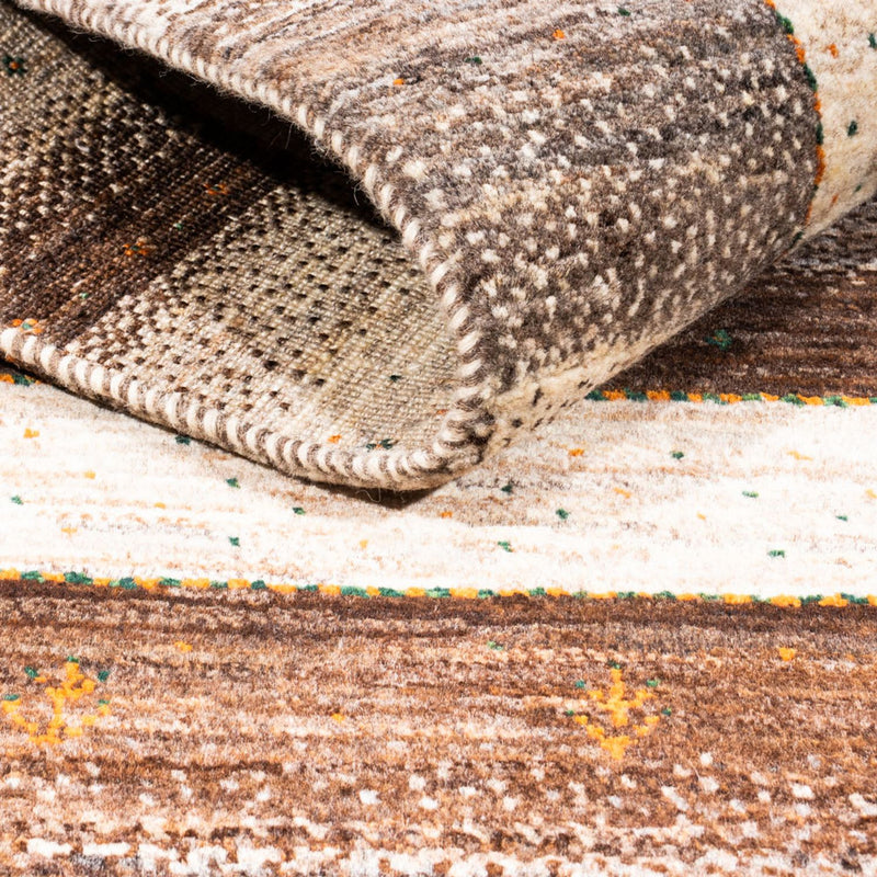 Gabbeh Teppich - Loribaft Perser - 146 x 98 cm - natur