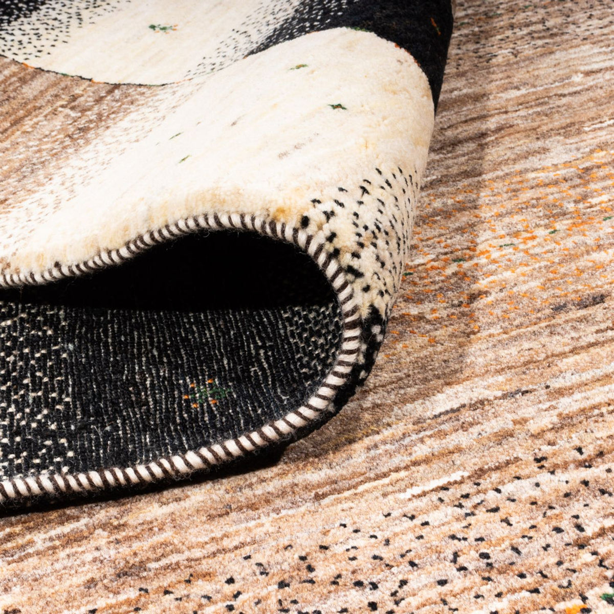 Gabbeh Teppich - Loribaft Perser - 248 x 175 cm - grau