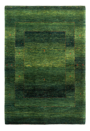 Gabbeh Teppich - Loribaft Perser - 182 x 128 cm - grün