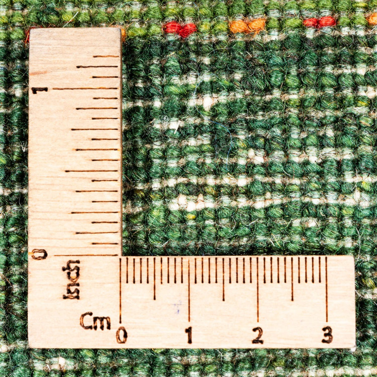 Gabbeh Teppich - Loribaft Perser - 148 x 98 cm - grün