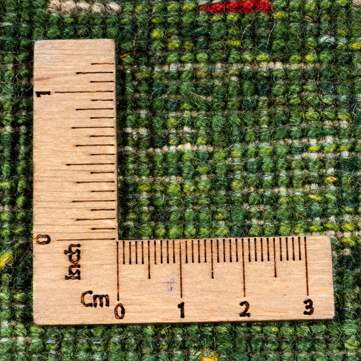 Gabbeh Teppich - Loribaft Perser - 176 x 120 cm - grün