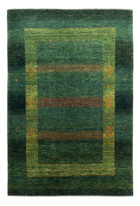 Gabbeh Teppich - Loribaft Perser - 190 x 132 cm - grün