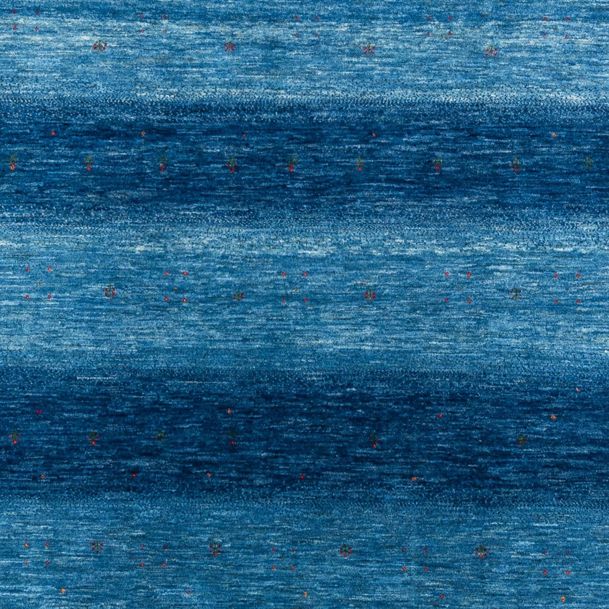 Gabbeh Teppich - Loribaft Perser - 331 x 228 cm - blau