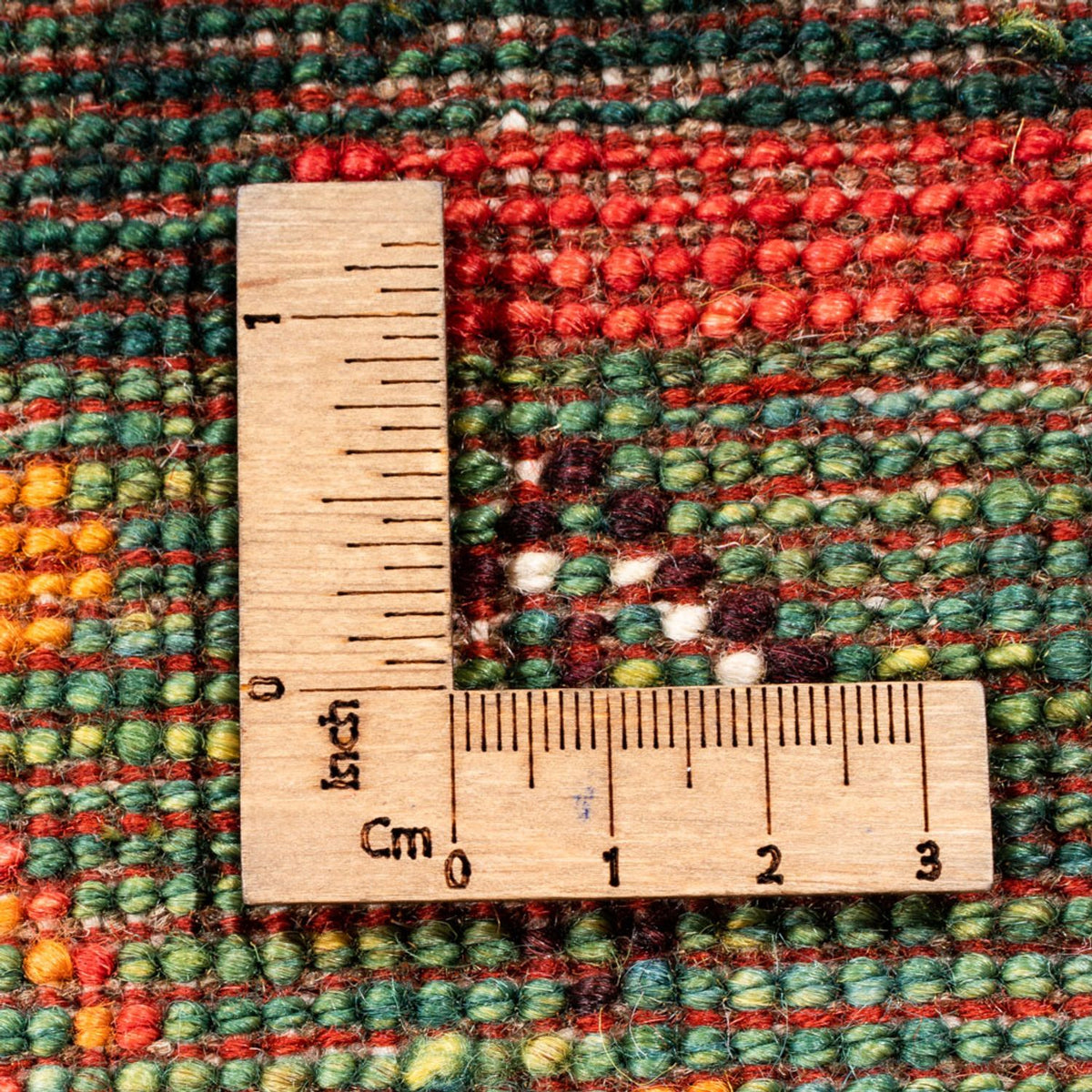 Gabbeh Teppich - Loribaft Perser - 244 x 176 cm - grün