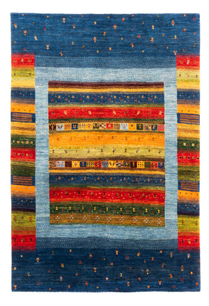 Gabbeh Teppich - Loribaft Perser - Royal - 239 x 162 cm - blau