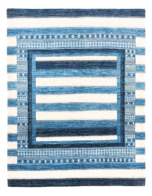 Gabbeh Teppich - Loribaft Perser - Royal - 222 x 172 cm - blau