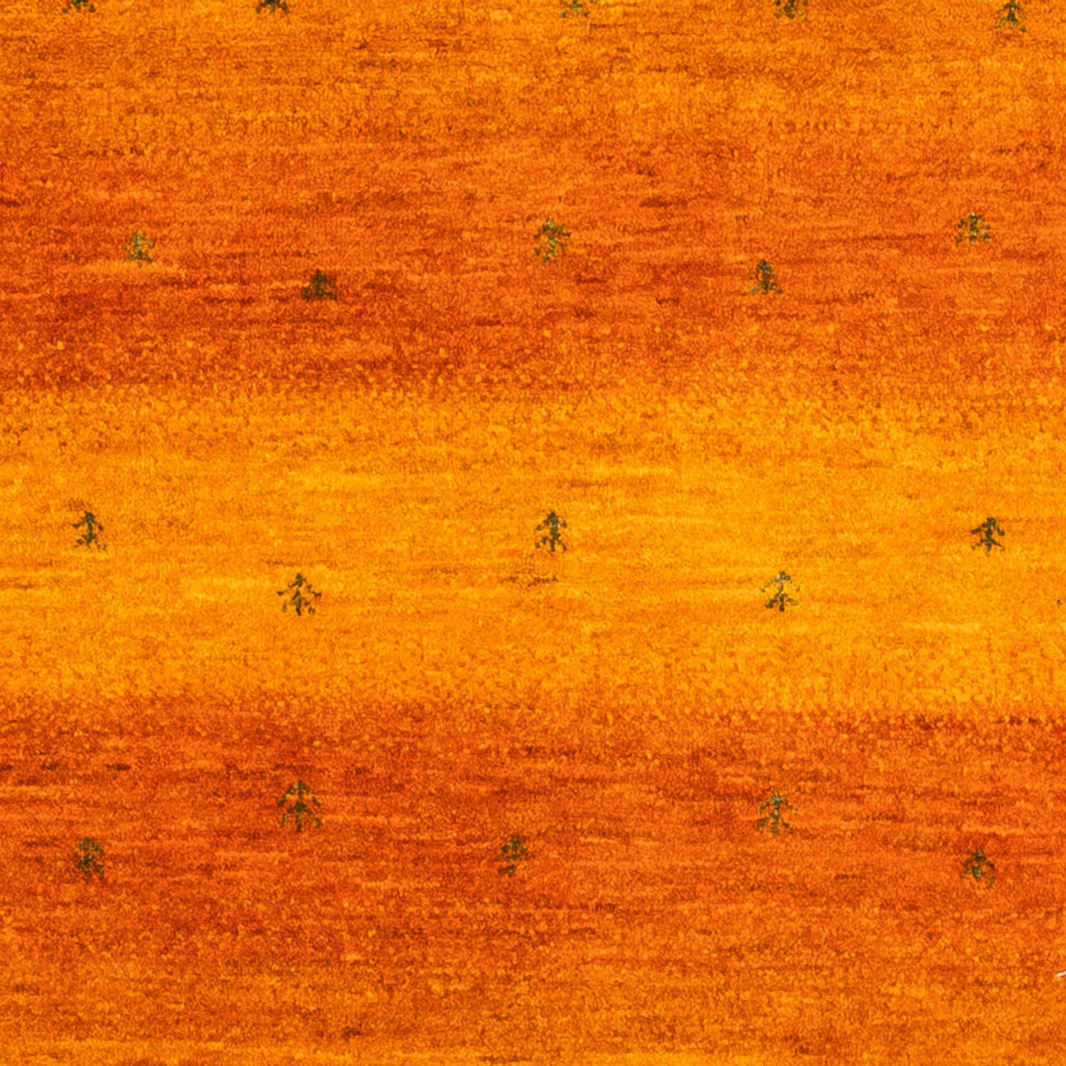 Gabbeh Teppich - Loribaft Perser - 162 x 125 cm - gold