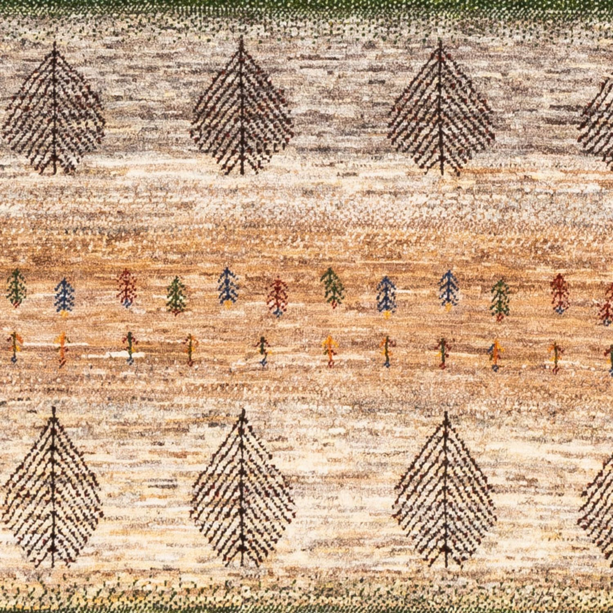 Gabbeh Teppich - Loribaft Perser - 174 x 117 cm - grau