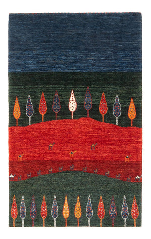 Gabbeh Teppich - Loribaft Perser - Royal - 126 x 86 cm - mehrfarbig