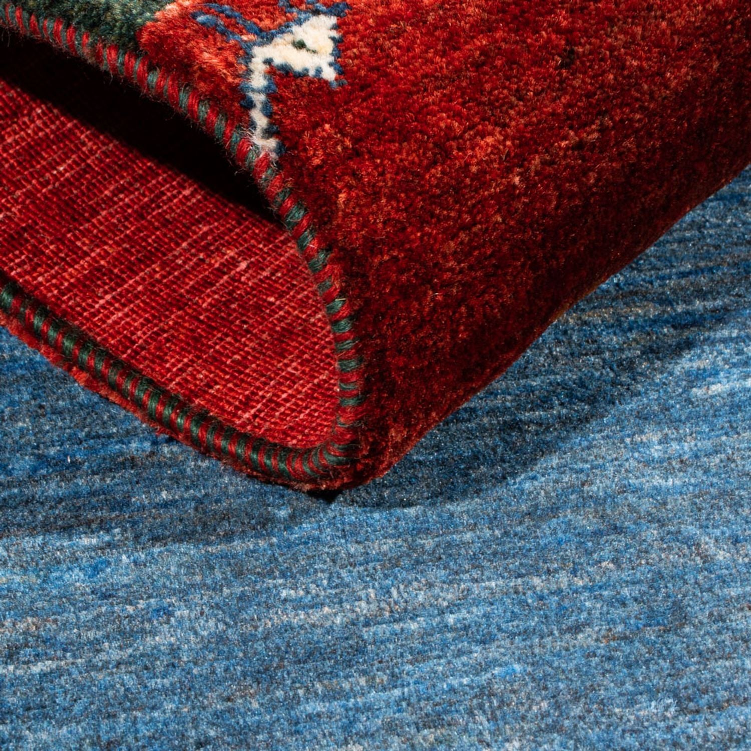 Gabbeh Teppich - Loribaft Perser - Royal - 126 x 86 cm - mehrfarbig