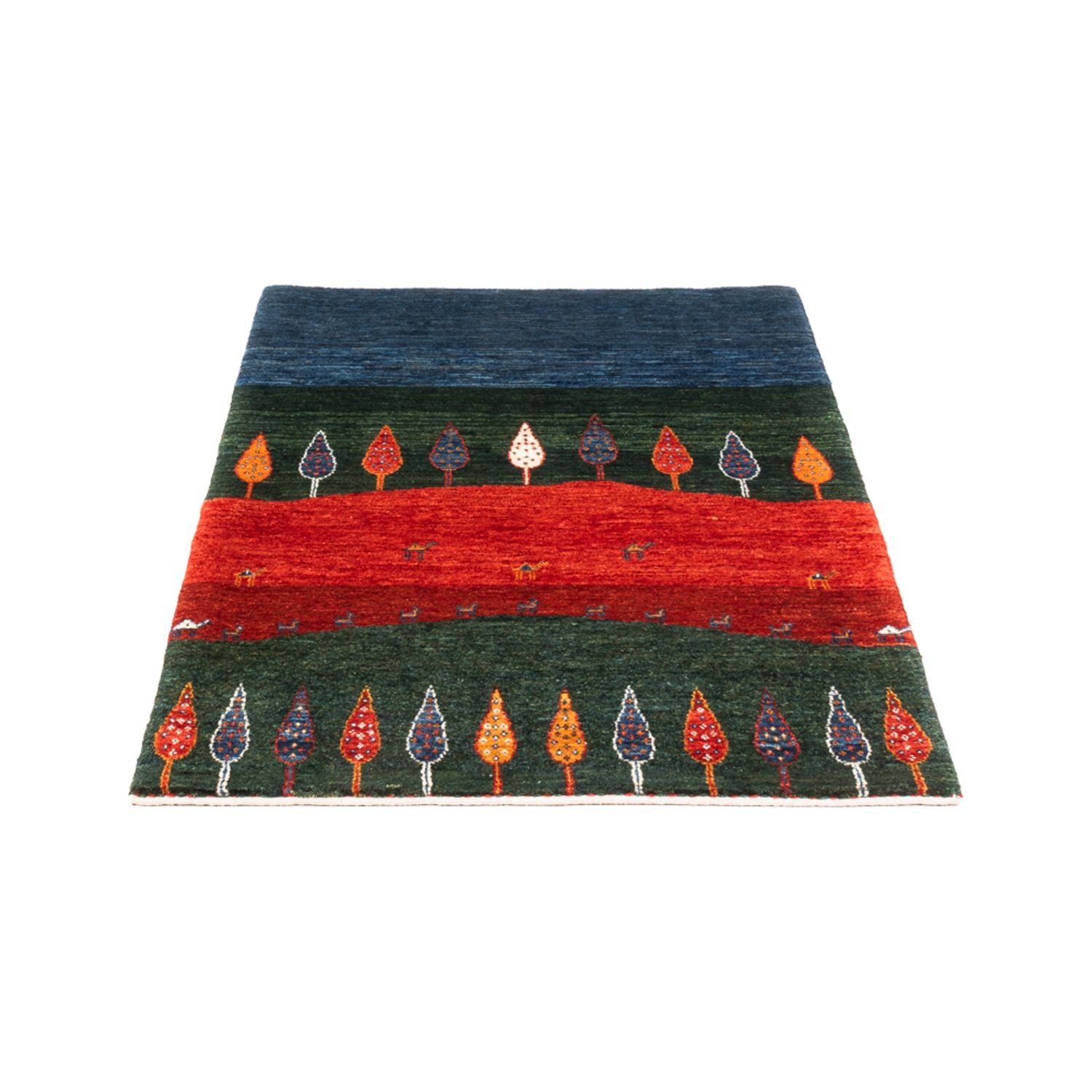 Gabbeh Teppich - Loribaft Perser - Royal - 126 x 86 cm - mehrfarbig