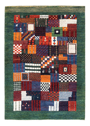 Gabbeh Teppich - Loribaft Perser - Royal - 118 x 83 cm - mehrfarbig