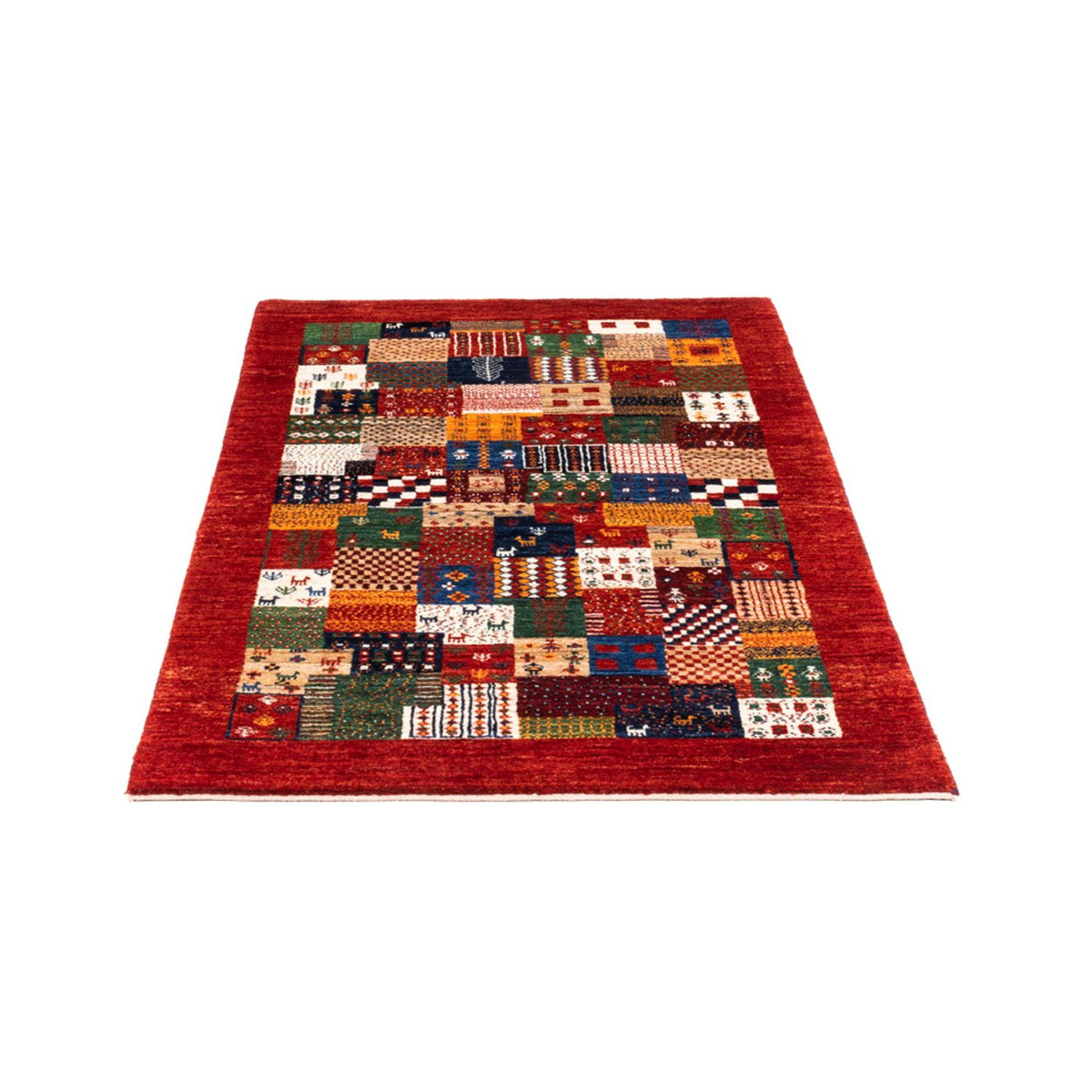 Gabbeh Teppich - Loribaft Perser - Royal - 128 x 80 cm - mehrfarbig