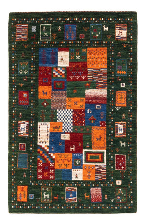 Gabbeh Teppich - Loribaft Perser - Royal - 126 x 81 cm - mehrfarbig