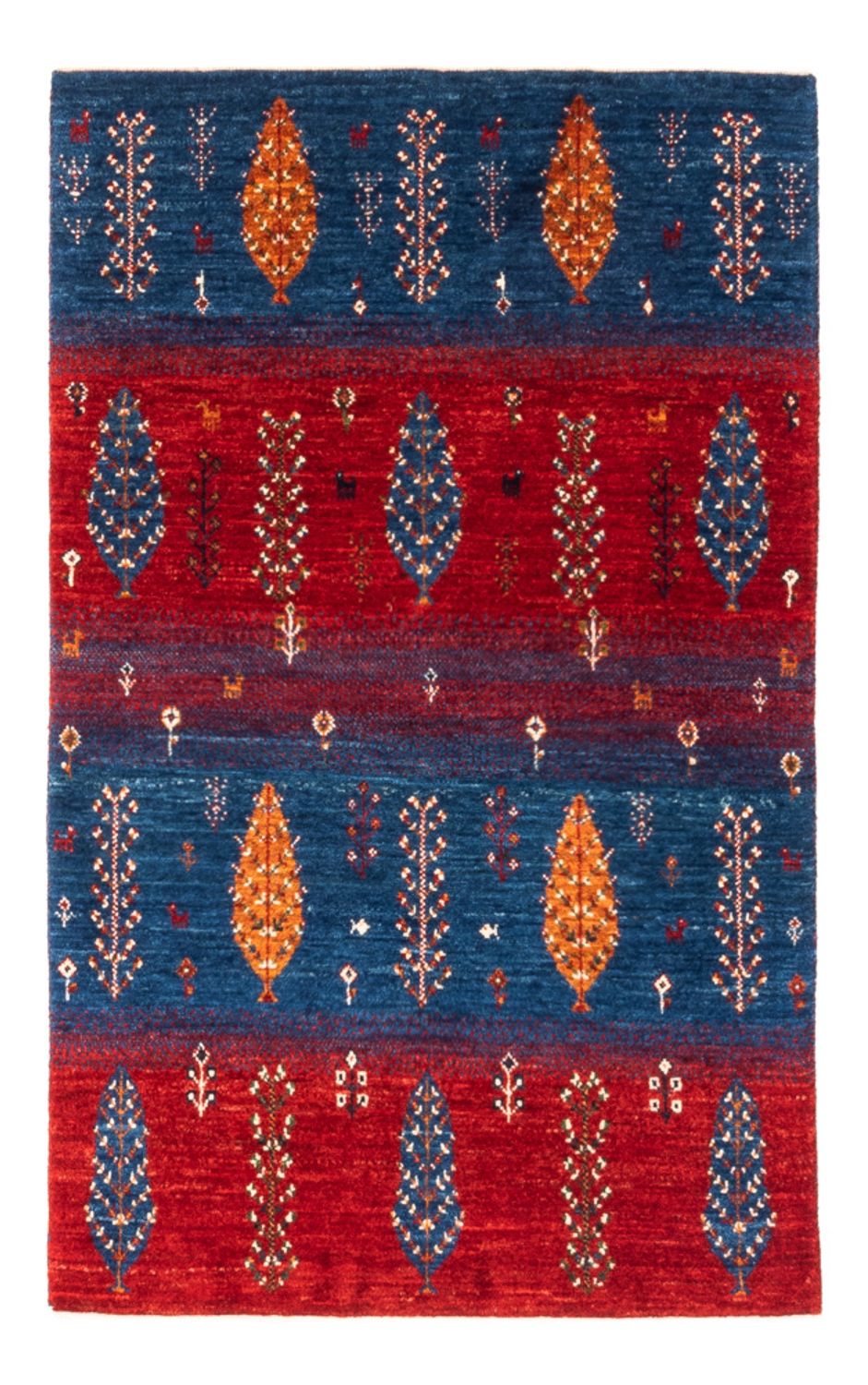 Gabbeh Teppich - Loribaft Perser - Royal - 130 x 82 cm - mehrfarbig
