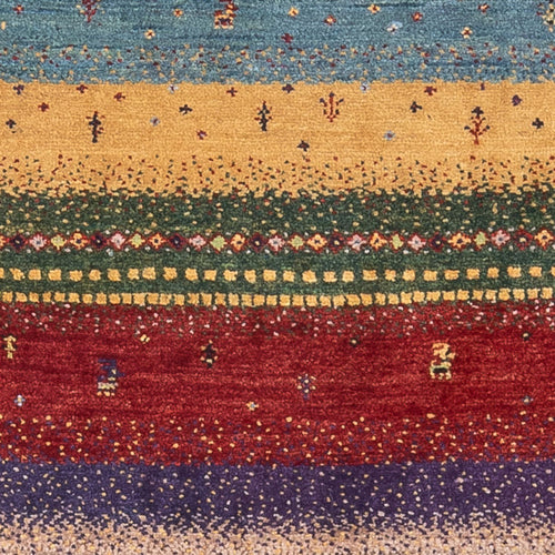 Gabbeh Teppich - Loribaft Perser - Royal - 130 x 85 cm - mehrfarbig