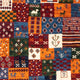 Gabbeh Teppich - Loribaft Perser - Royal - 128 x 87 cm - mehrfarbig