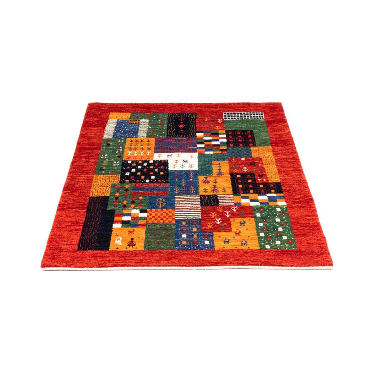 Gabbeh Teppich - Loribaft Perser - Royal - 118 x 84 cm - mehrfarbig