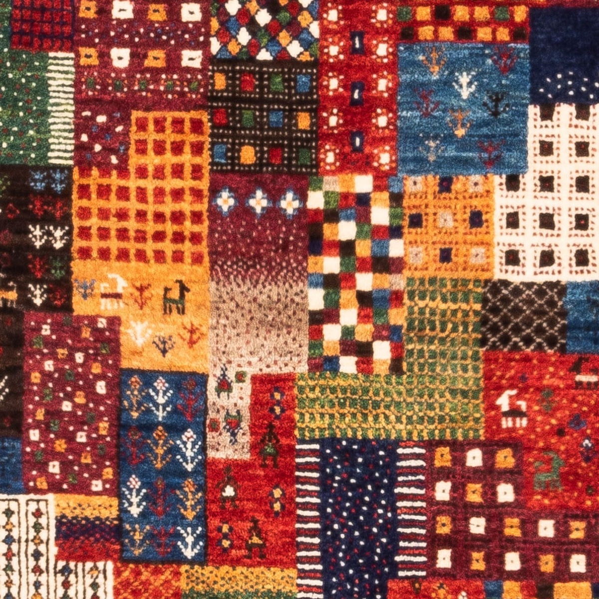 Gabbeh Teppich - Loribaft Perser - Royal - 127 x 88 cm - mehrfarbig