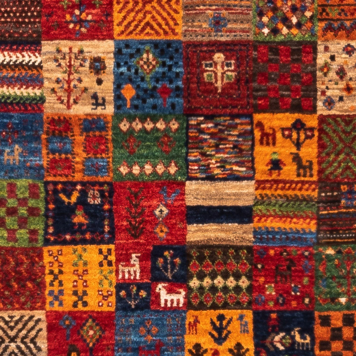 Gabbeh Teppich - Loribaft Perser - Royal - 124 x 80 cm - mehrfarbig