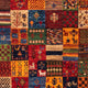 Gabbeh Teppich - Loribaft Perser - Royal - 124 x 80 cm - mehrfarbig