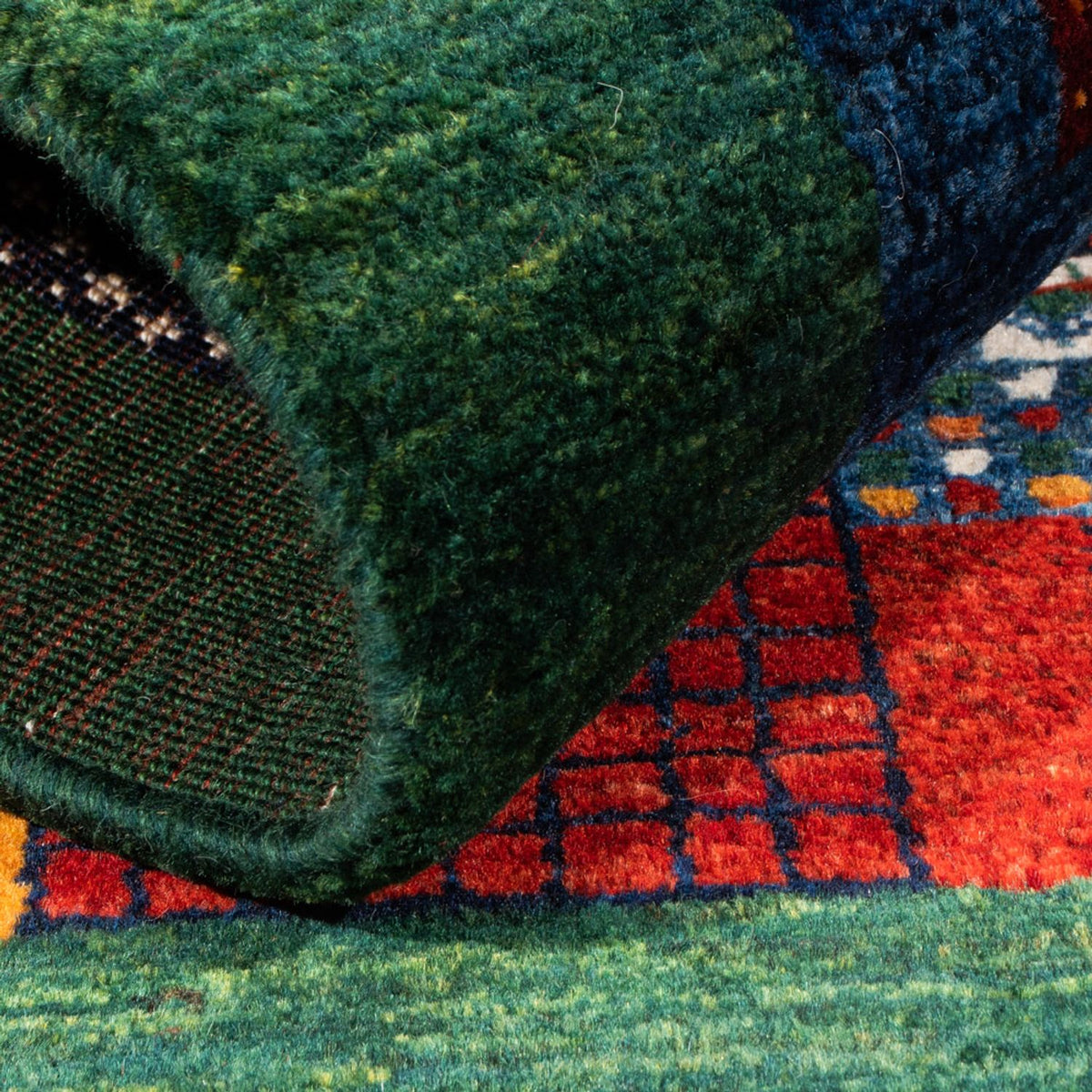 Gabbeh Teppich - Loribaft Perser - Royal - 128 x 85 cm - mehrfarbig