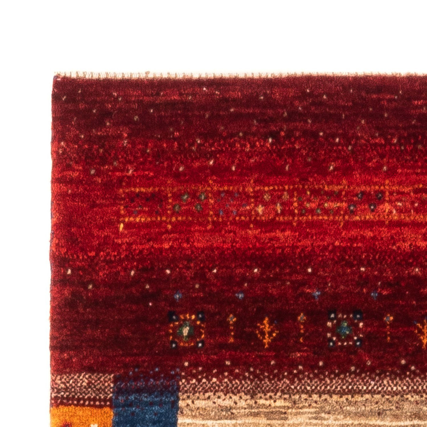 Gabbeh Teppich - Loribaft Perser - Royal - 136 x 85 cm - mehrfarbig