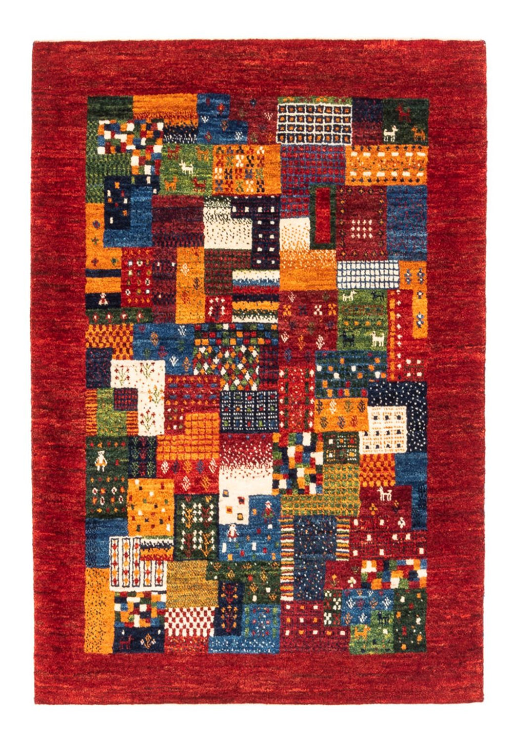 Gabbeh Teppich - Loribaft Perser - Royal - 120 x 87 cm - mehrfarbig