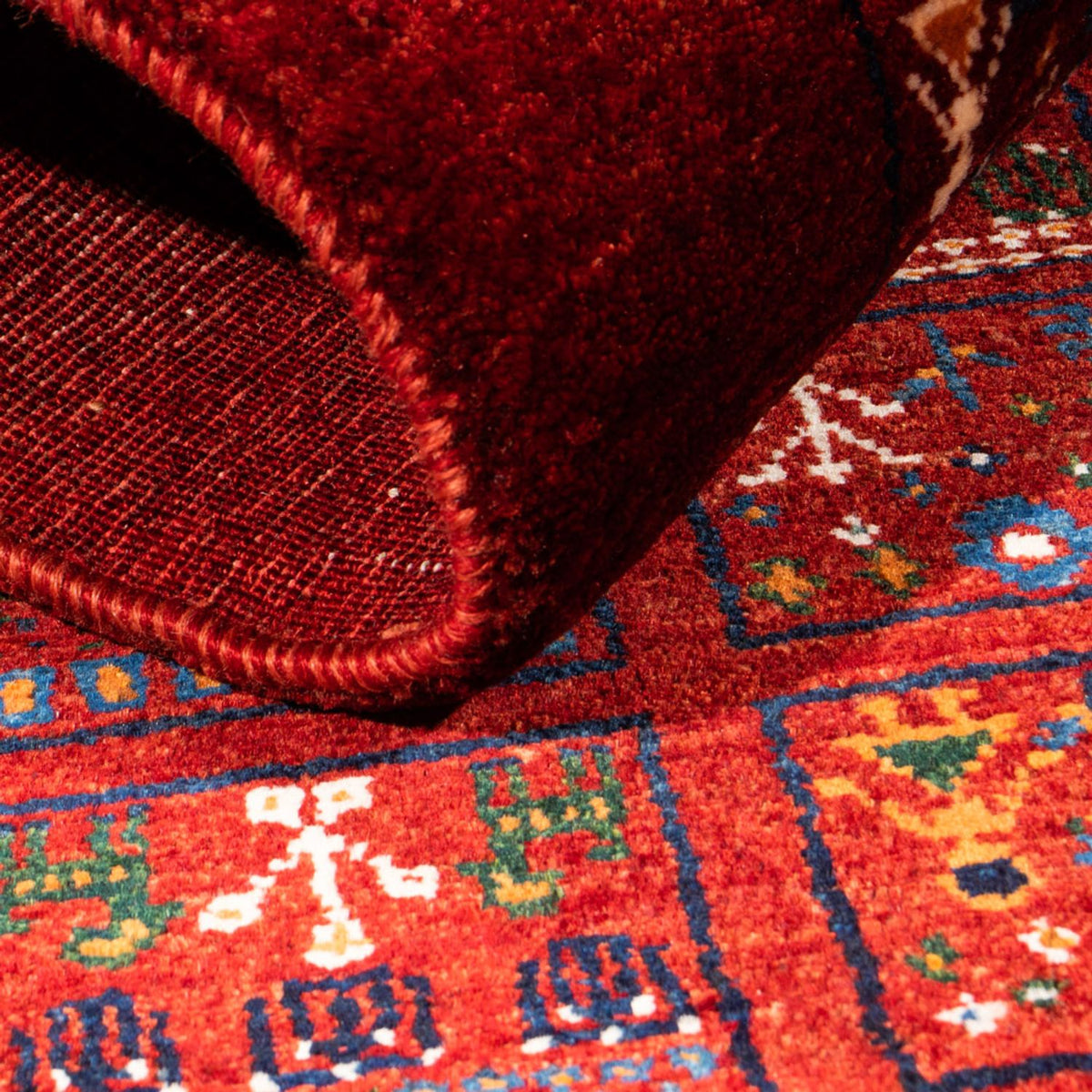 Gabbeh Teppich - Loribaft Perser - Royal - 133 x 83 cm - mehrfarbig